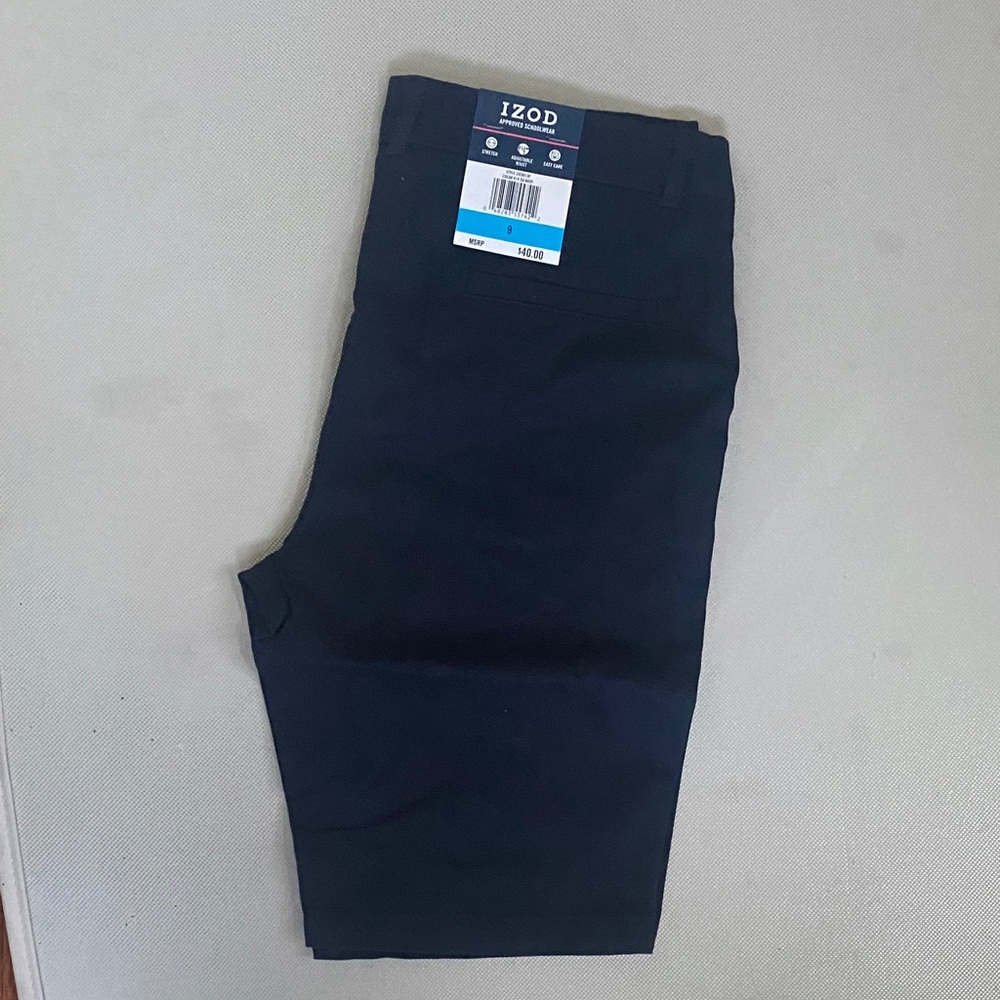 IZOD Dark Blue Trousers shorts
